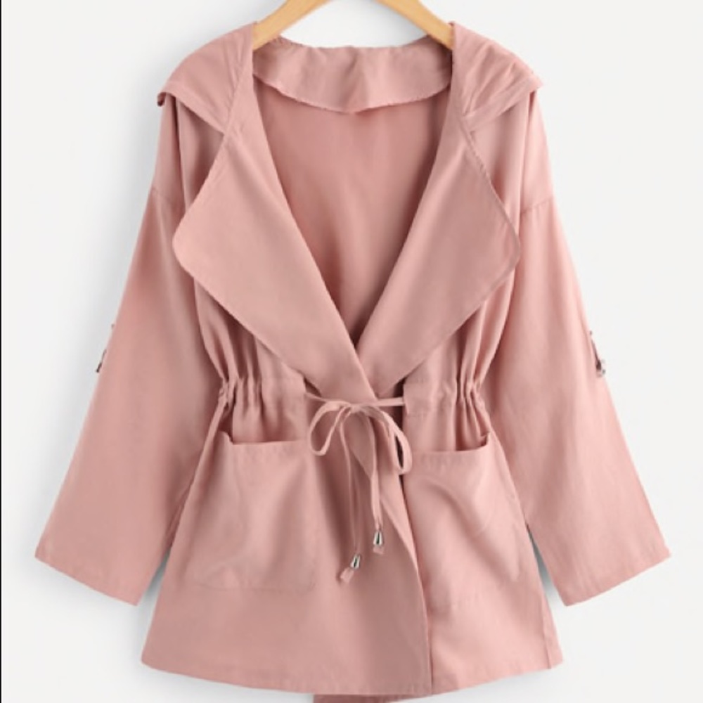 Light pink spring coat